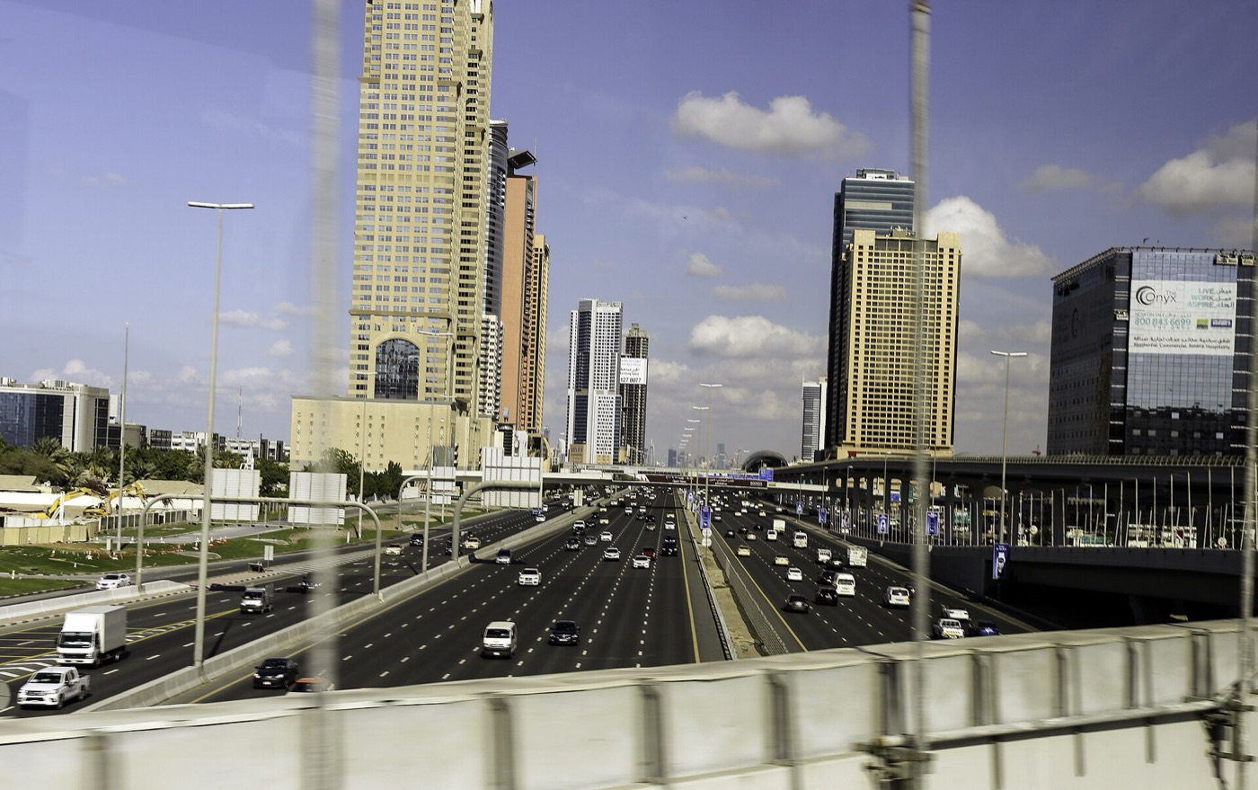 Traffic on Sheikh Zayed Road, Dubai